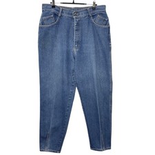 Gitano Womens Size 34 Mom Jeans Vintage Tapered Leg High Waist Ankle Medium Wash