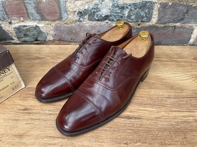 Church's Cheaney Mens Shoes Oxford Caps UK 8.5 F US 9.5 EU 42.5 F