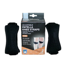 Patella Adjustable Knee Support  2 Knee Straps NEW  Distributed By RiteAid