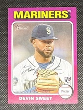 2024 Topps Heritage - Rookies Devin Sweet #242 (RC)