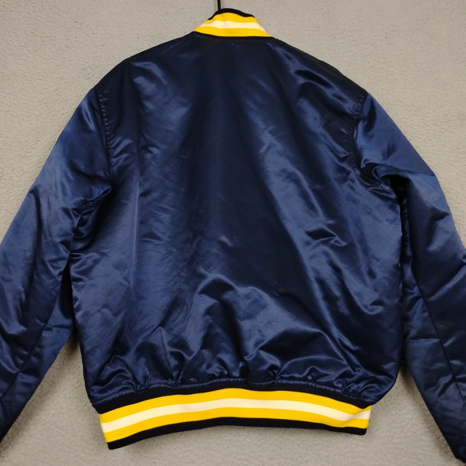 Chaqueta De Colección Notre Dame Lucha Irlandesa Starter Para Hombres XL Satén Bombardero Hecha en EE. UU. Foto 4 de 4