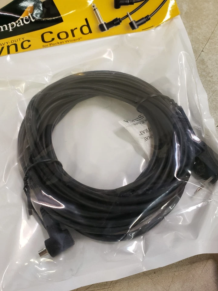 Impact Sync Cord Male Household to Male PC 4ft Coiled Cord - Image 2 of 3