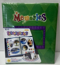 Memories Forever Postbound Album Scrapbooking With Pages 11"×8-1/2”NEW