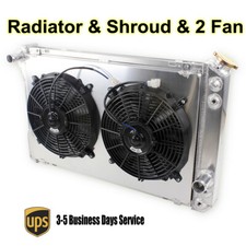 For 1982-1992 Chevy Camarofirebird 3-row Full Aluminum Radiator 12 Fanshroud For 1982-1992 Chevy Camarofirebird 3-row Full Aluminum Radiator 12 Fanshroud