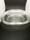 Vintage PYREX Clear Oval Covered Dish 602