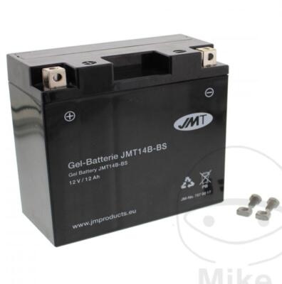 JMT Gel Batterie YT14B-BS 12 V 12 Ah 210 A 150 x 70 x 145 mm