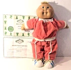 Cabbage Patch Kids Doll Norah Tay 1985 with Adoption Certificate Vintage