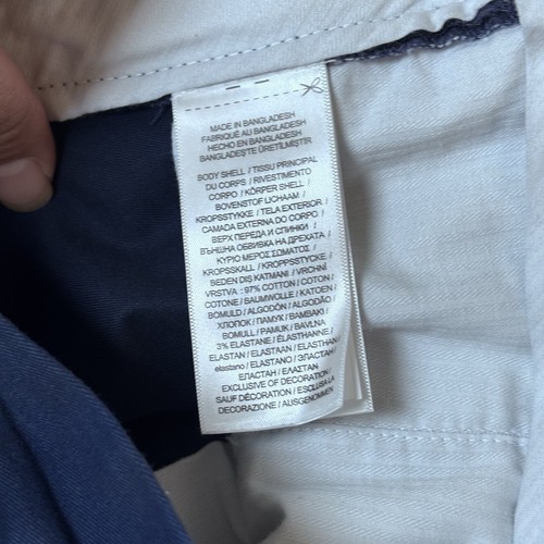 Polo Ralph Lauren Shorts Herren 36 dunkelblau Stretch klassische Passform Chino flache Vorderseite - Bild 7 von 9