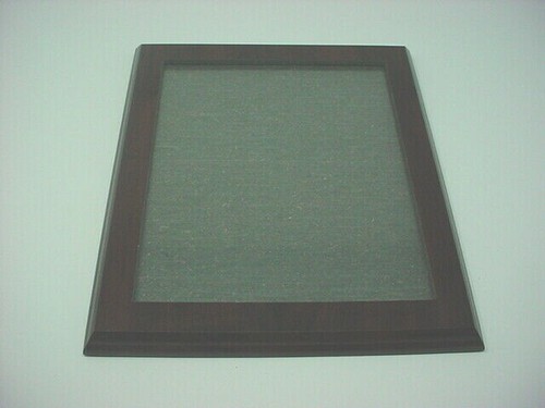 Wood Frame Plaque with Slide - Out Glass 10 x 12" Dual Hanging Slots