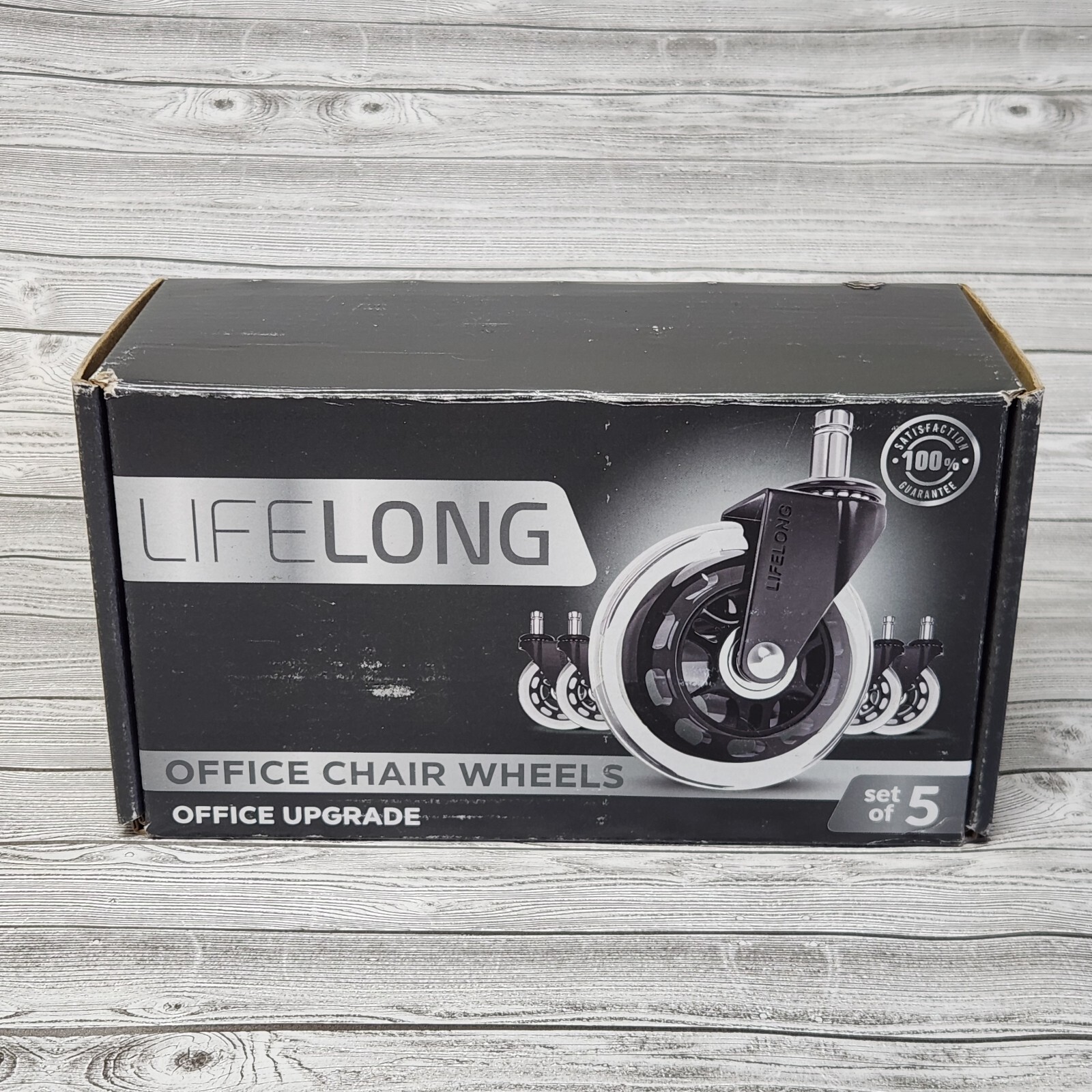 Lifelong Office Chair Wheels Replacement Rubber Chair casters for