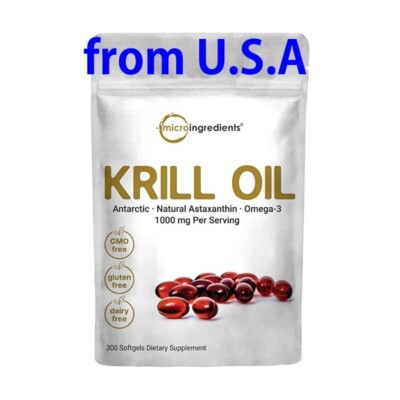 Krill Oil, 300 Softgels, Made in USA