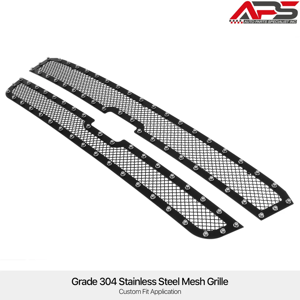 Se adapta a 03-06 Chevy Avalanche/03-05 Silverado 1500/SS/03-04 2500 rejilla de malla remachada Foto 2 de 4