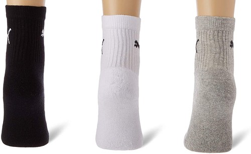 PUMA Kids Sports Trainer Socks Boys Girls Childrens (3 Pair Packs) Style Comfort - Picture 38 of 48