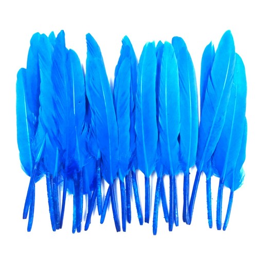 Duck Feathers - 24 Per Pack - 10cm / 4" - 12 Colours - Picture 11 of 13