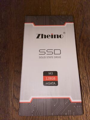 Zheino mSATA SSD 128GB M3 Internal Mini SATA SSD Drive 3D Nand Flash Solid State