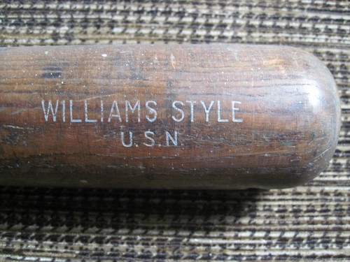 KIJ BASBALLOWY TED WILLIAMS STYL / BURKE HANNA WILLIAMS NO.8 UNITED STATES NAVY - Zdjęcie 2 z 10