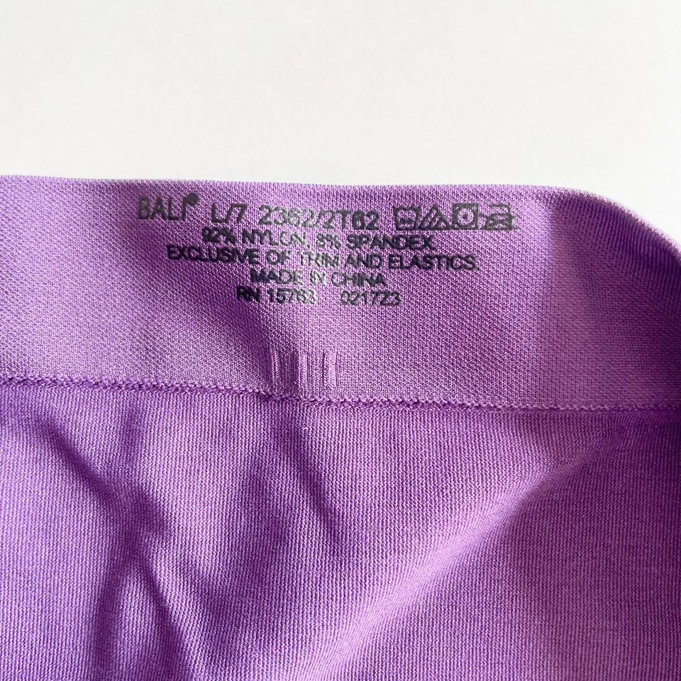 Paquete de 3 calzoncillos Bali One Smooth U corte alto púrpura lunares talla 7 nuevos con etiquetas 2362 Foto 3 de 4