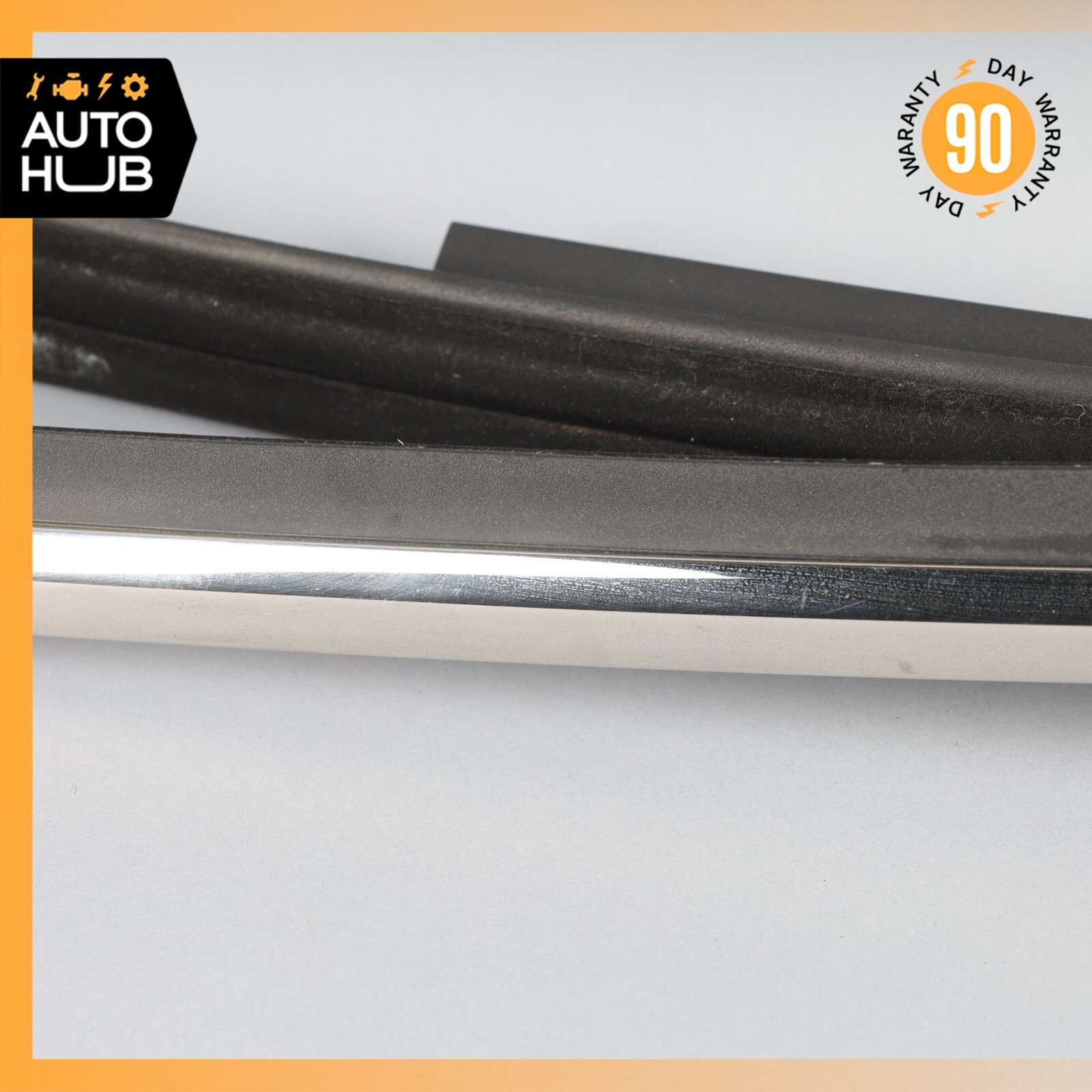 07-11 Bentley Continental GTC Rear Right Window Weather Seal Molding OEM 59k