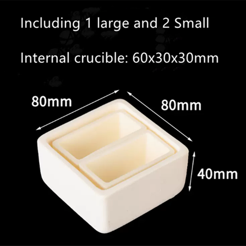 99% Alumina Crucible High Temperature Resistance Corundum Crucible Set For Lab - 第 14/39 張圖片