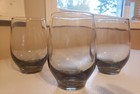 MCM Libbey Vintage TEMPO Smoke Gray Juice/ Rocks Glass Set - Quantity 3 - 10 Oz — photo 2