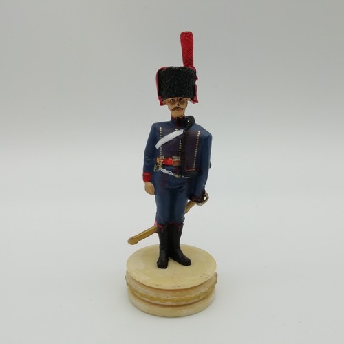 Figurine Altaya – Dragon De Ligne, Napoléon, Jeu D'échecs, Plomb Peint, 60mm, Lot De 9