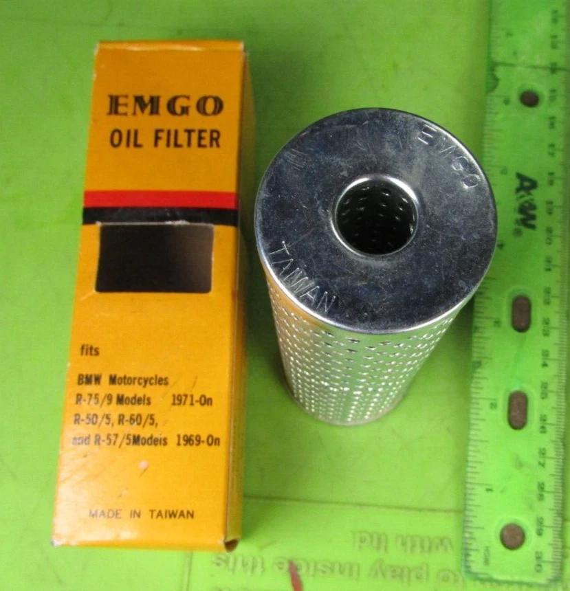 Filtro de aceite 1969-up BMW R50 R60 R80 R75 R90S R100 Emgo p/n 11421253919 o PM 2099 Foto 2 de 2