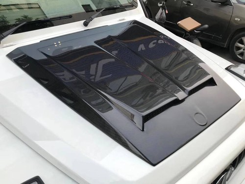 Real Dry Carbon Fiber Front Hood Bonnet For Mercedes Benz W464 G550 G63 AMG 19+ - 第 2/8 張圖片