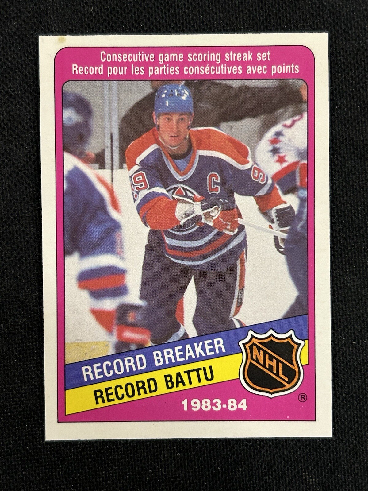 1984 O-Pee-Chee #388 Record Breaker Wayne Gretzky EX-MT OPC *195