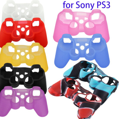 Silicone Rubber Skin Grip Protective For Playstation PS3 Controller Case Cover