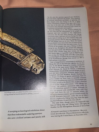 Smithsonian Magazine Sept. 1980, Vikings are Coming, VGUC. - Picture 10 of 22
