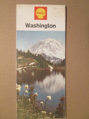 Shell Oil Map of Washington 1966
