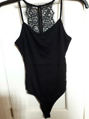Lipsy Lace Back Body Suit Size 12 BNWT