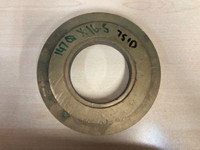 Messing Modellbau Ring - 16,5 mm x 147 mm Außendurchmesser x 75 mm Innendurchmesser