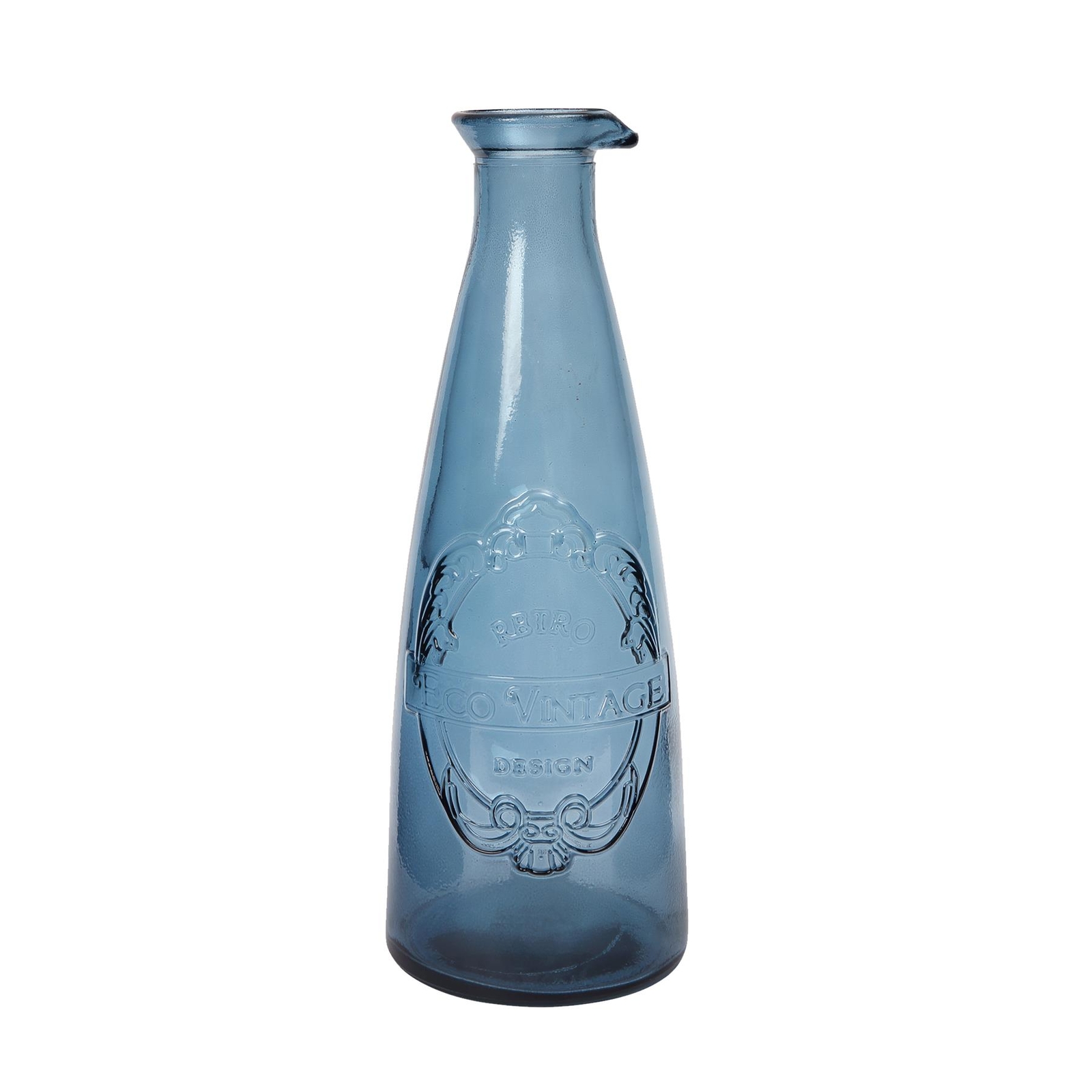 Dexam Sintra Recycled Glass Drinks Carafe - Ink Blue
