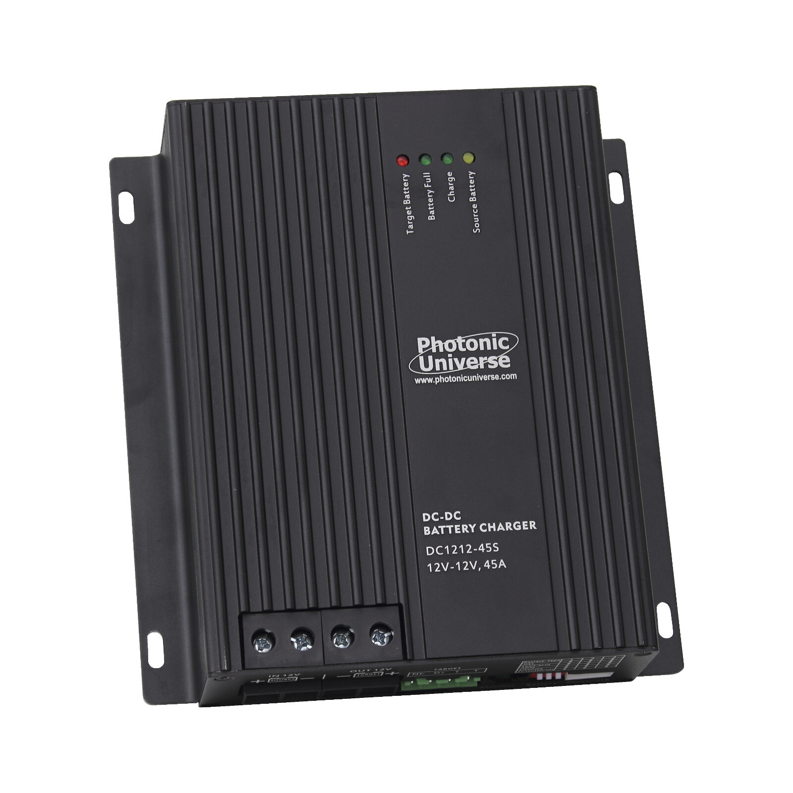 45A 12V DC to 12V DC Compact Automatic Multi-Stage Battery-to-Battery Charger