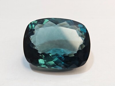 45-46 Ct BlueGreen Tourmaline Cushion Cut Natural Loose Certified Gemstone KH212