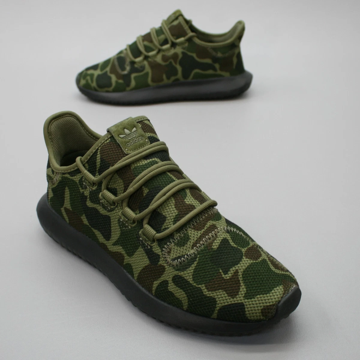 ensidigt erotisk Trives ADIDAS Men&#039;s 9.5 Tubular Shadow Green Camo Knit Camouflage Lace  Sneakers CP8682 | eBay