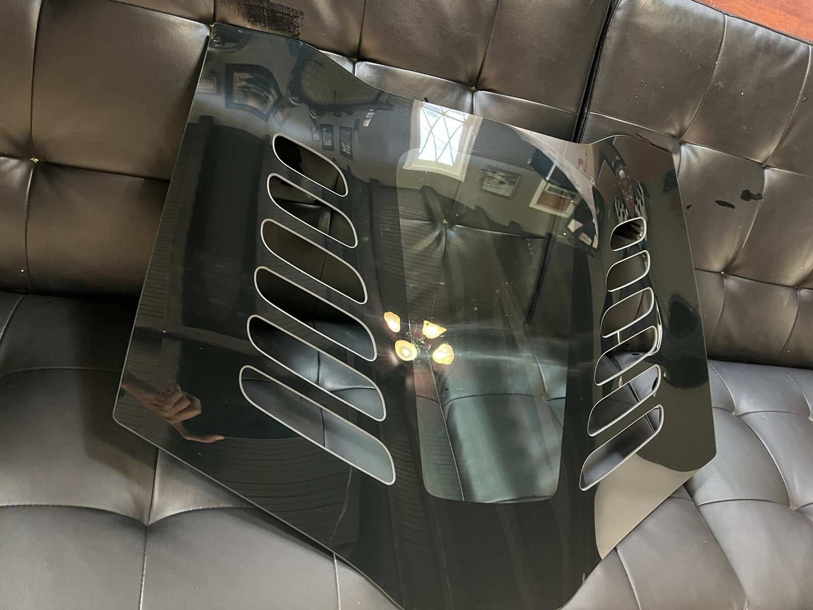 Mclaren 675LT Spider Rear Engine Lid glass bonnet OEM 11P0474LP