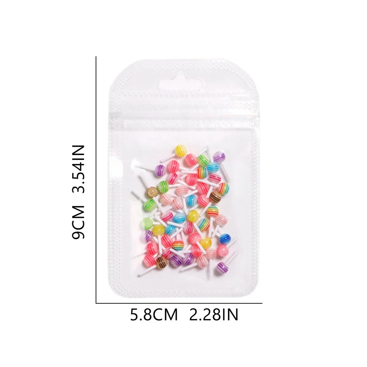 XL Sweet Summer Kawaii Nail Charms Set Lollipop/Cherry/Jelly Bear