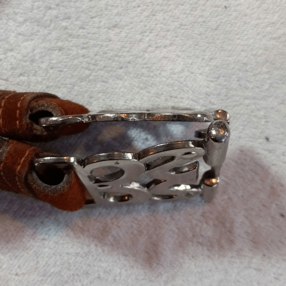 Genuine Leather Handmade Solid Connected Buckle B… - image 14