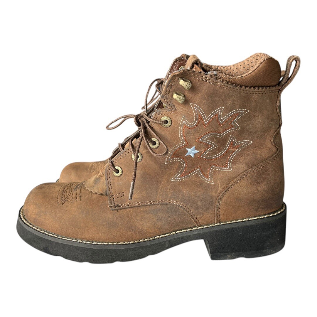 Ariat Probaby Lacer Boot Driftwood Brown Women's Size 9.5 Utility