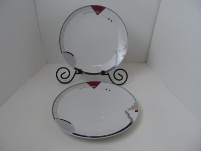 Studio Nova Attitudes Dinner Plates 11'' Y0105 - Lot of 2