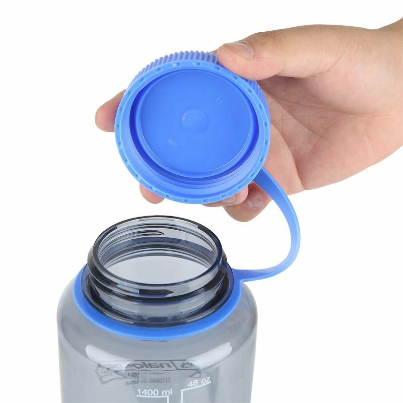 NUEVO Nalgene HDPE 48 oz Silo Boca Ancha Libre de BPA Botella de Agua Gris - ¡ENVÍO 2-3 DÍAS! Foto 2 de 3