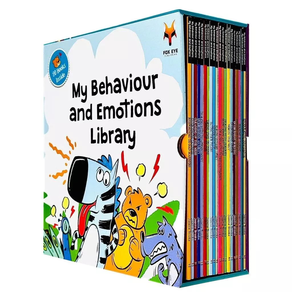 Jasmine Brooke My Behaviour and Emotions Library 20 Books Collection Box Set