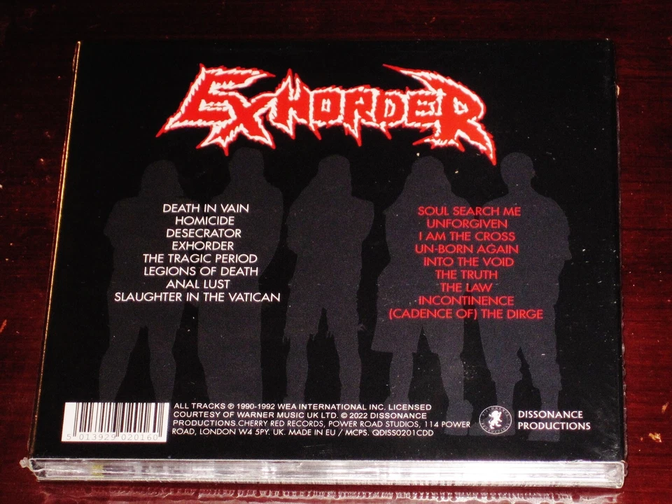 Exhorder: Slaughter In The Vatican + The Law 2 CD Set 2022 UK Digipak NEW - Image 2 of 2