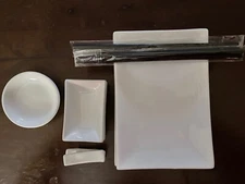 Tienshan 10 Piece Japanese Style Dinnerware Set - Microwave/Dishwasher Safe