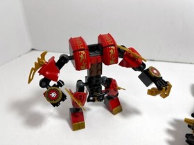 LEGO Ninjago LOT:  Cole's Earth Driller 70502 +  Kai's Fire Mech 70500