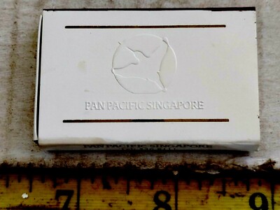 PAN PACIFIC SINGAPORE WITH STAMPED RAISED LOGO MATCHBOX {70}