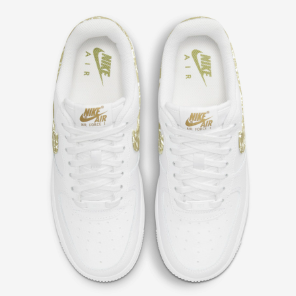 靴 NikeAir Force 1 Essential Barley Paisley Nike Air Force 1 '07 ESS Barley Paisley Women's 11.5 White