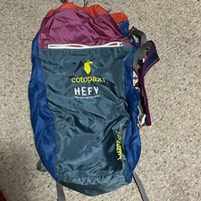 Cotopaxi Luzon Del Dia 18 Daypack Purple Blue Red Backpack Drawstring Logo